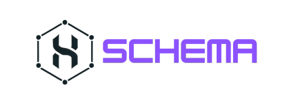 Schema AI Assistant logo with hexagonal symbol and 'Schema' text